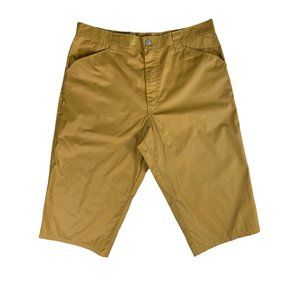Levis LOT 53 SF CA Mustard Coated Polyester Short Pant Men’s Size 36